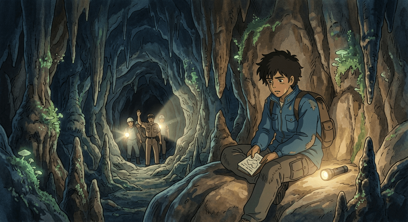 Lost in the Uncharted Cave cover
